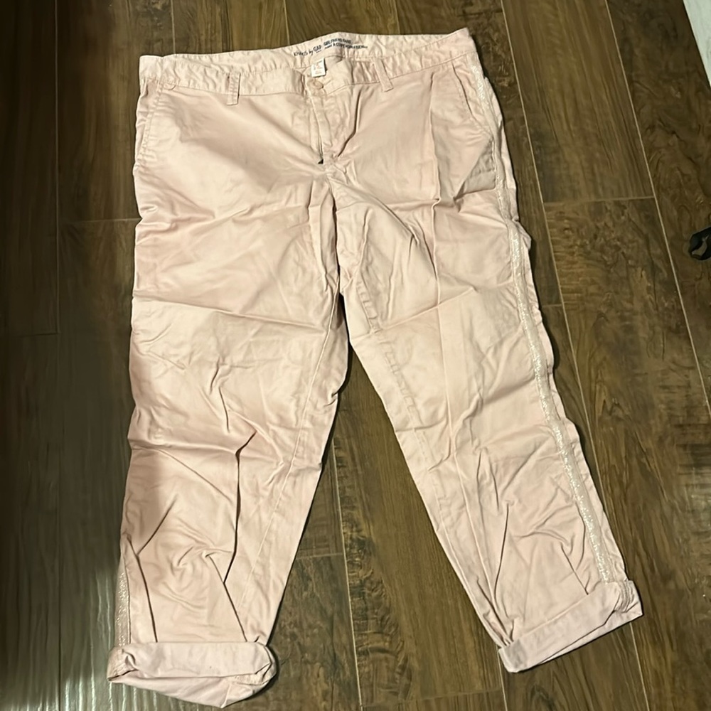 Pale pink Gap girlfriend pants size 14R